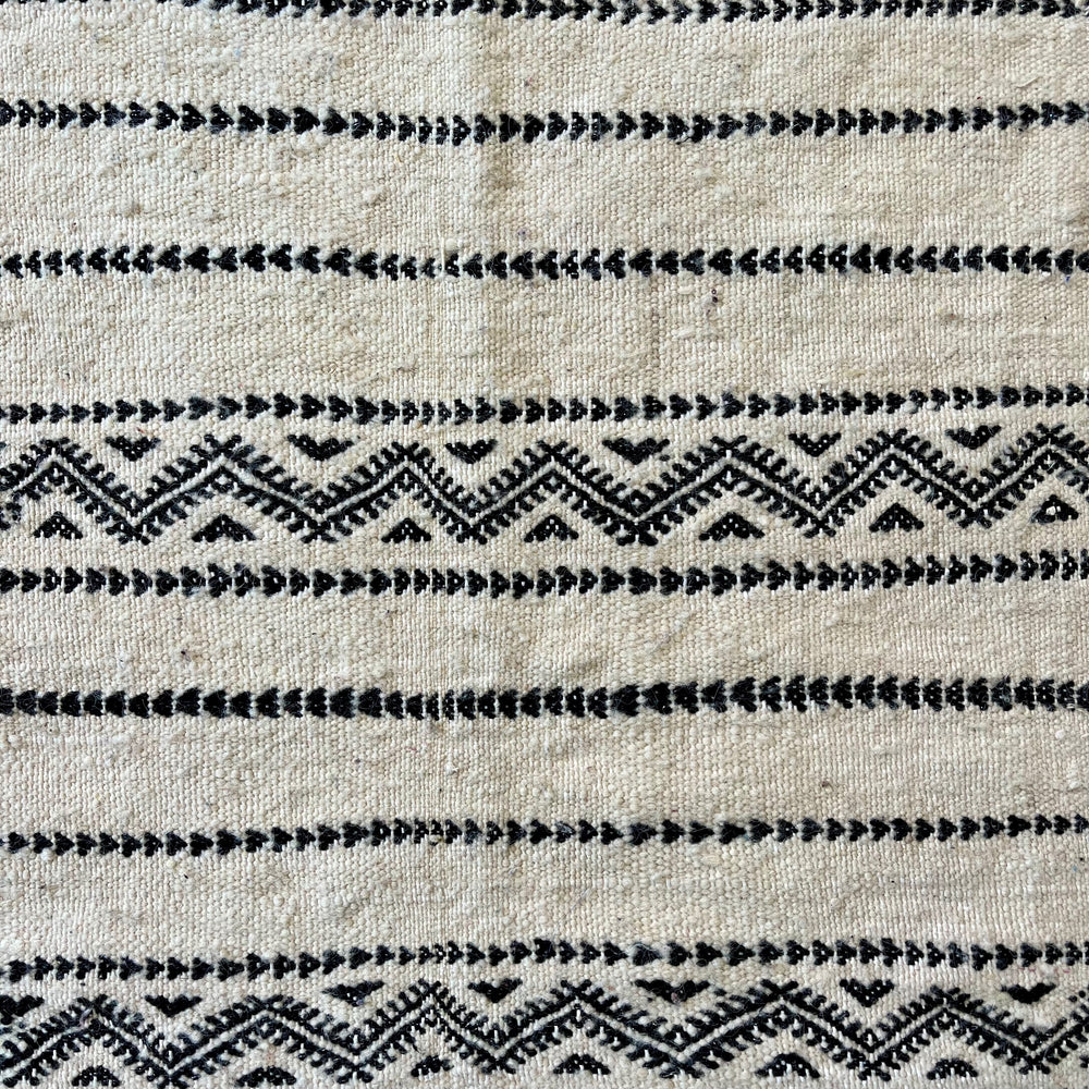 Tapis berbère KILIM | 130x80 cm - tissé à la main en laine naturelle